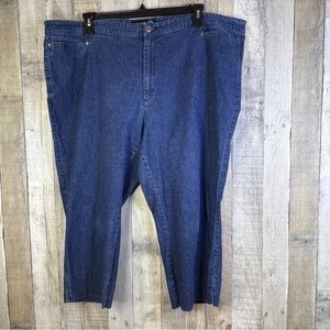 Venezia Jeans Clothing Co. Size 28 Dark Blue Denim Capris w/Front Pockets Jeans